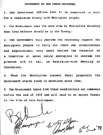 Barunga Statement, 1988
