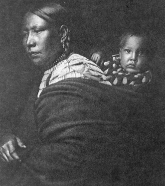Teton Sioux Mother & Child, 1920s